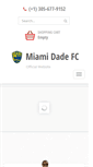 Mobile Screenshot of miamidadefc.com